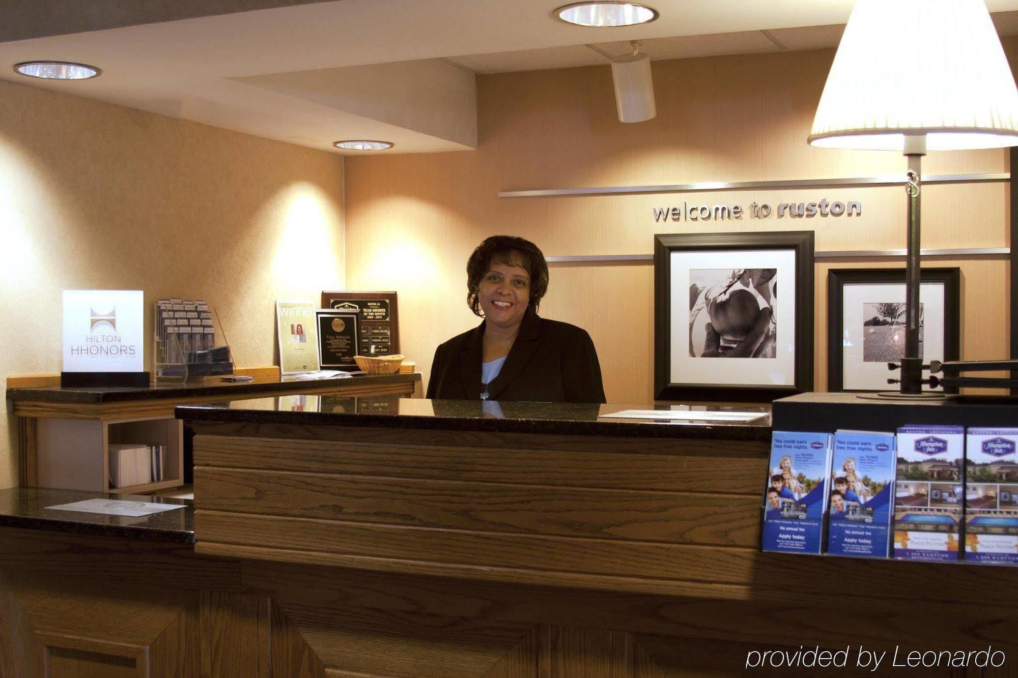 Hampton Inn Ruston Beltér fotó